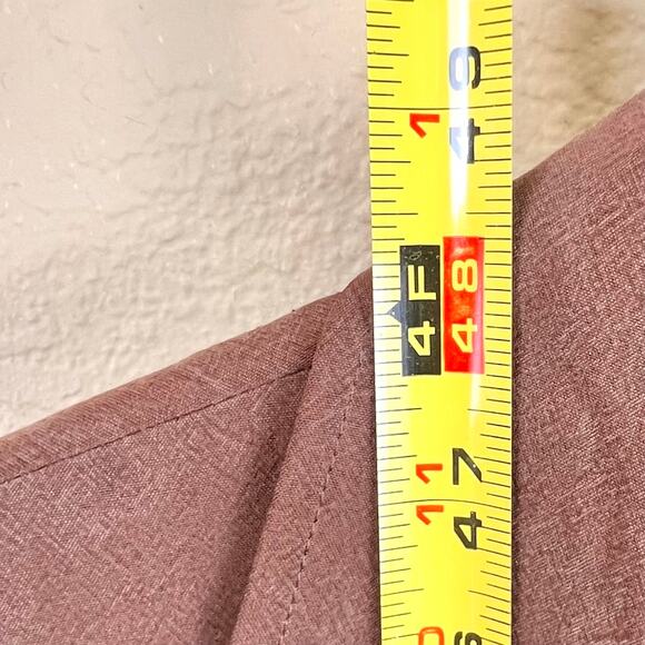 Rabbit Designs Womens Petite Long Brown Collared Button Up Dress Size 10P - Picture 7 of 12